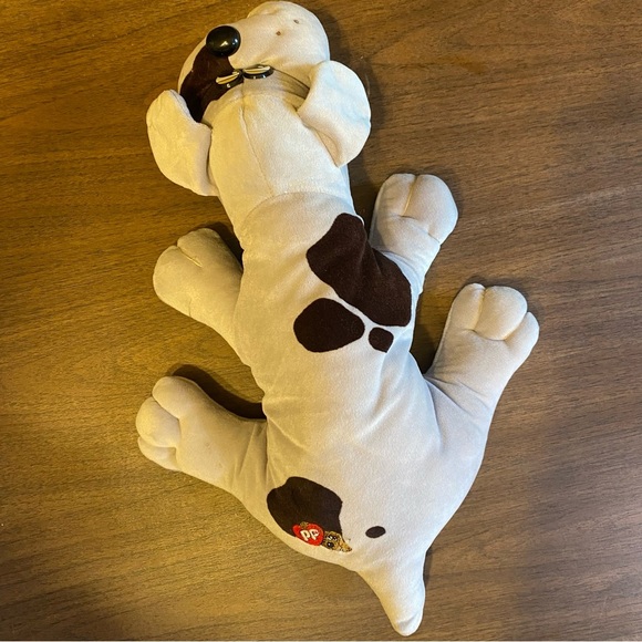 Tonka Vintage 1985 Pound Puppies Gray Brown Spots Large 18” - Picture 5 of 11